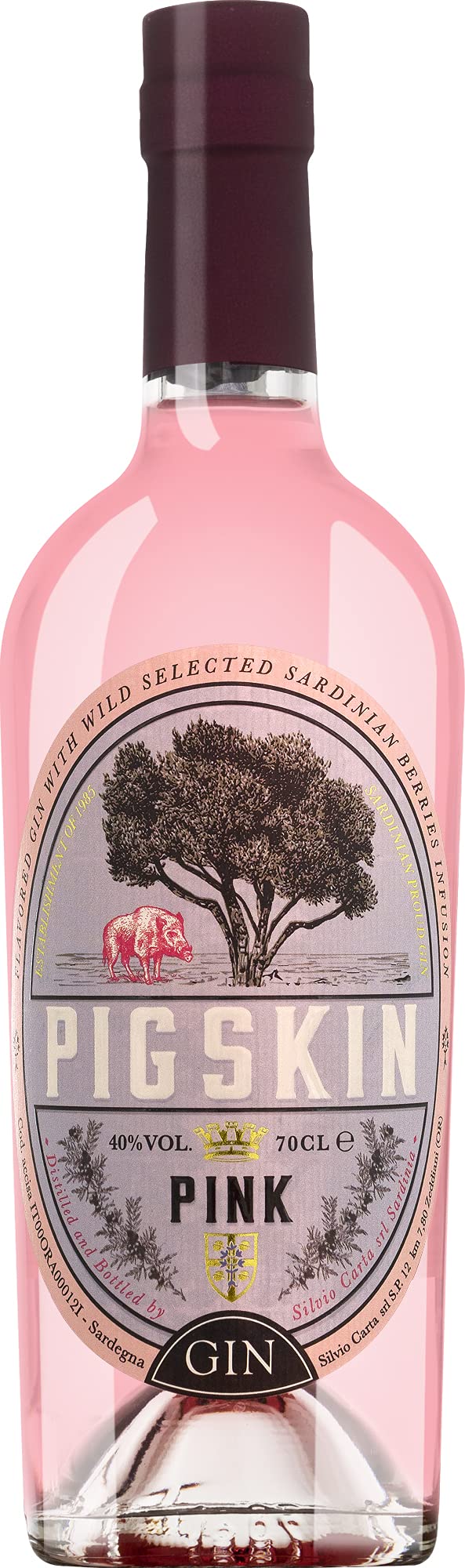 Silvio Carta, Gin Pigskin Pink - 700 ml
