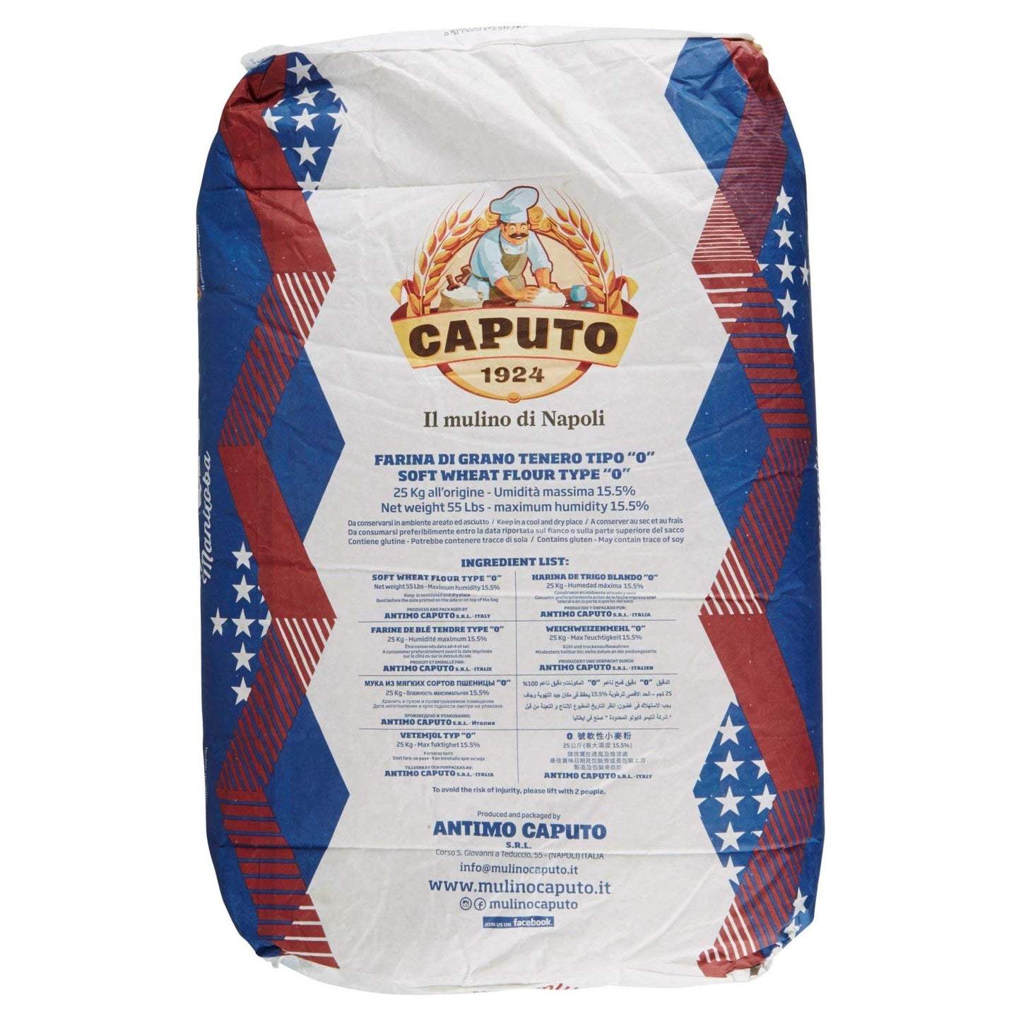 farina americana MANITOBA Caputo del 25 kg