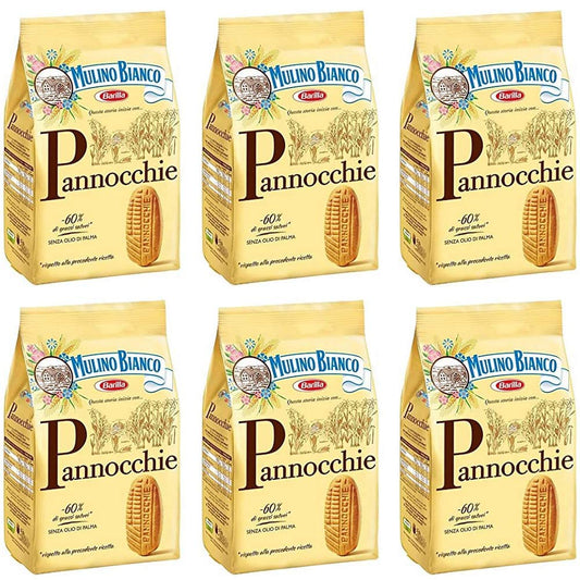 Mulino Bianco 6 x Pannocchie Biscuits Cookies with Cornflakes 350 g