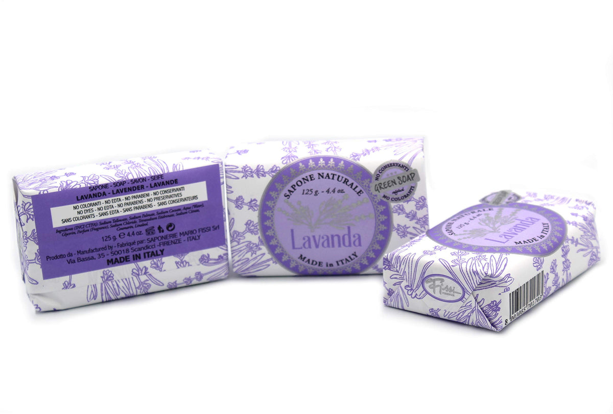 Saponette Lavanda Mario Fissi 3Pz, 375g