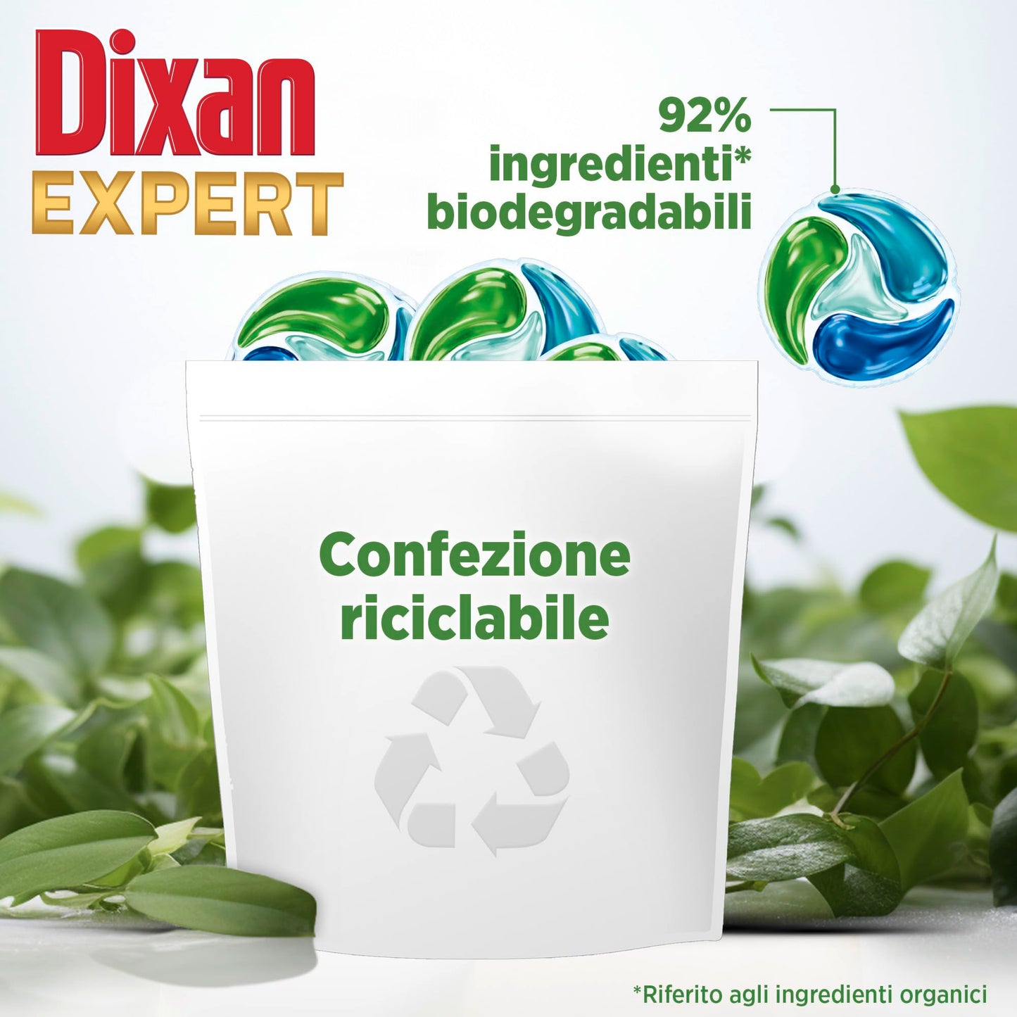 Dixan DISCS Expert Igiene Detersivo Lavatrice igienizzante (29 Lavaggi)