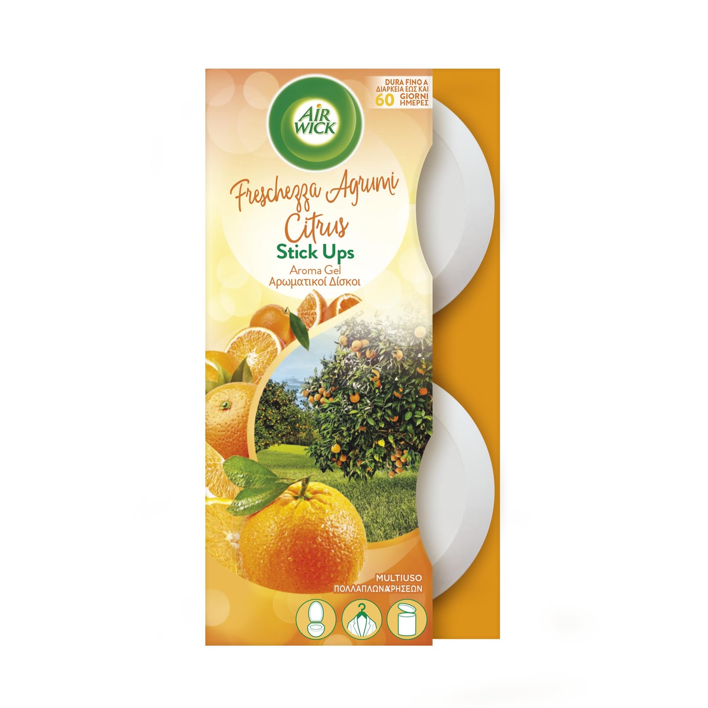 Airwick Stick Up Mix, Confezione da 24 Stick Up,10 Fragranza Lavanda, 6 Fragranza Bouquet, 8 Fragranza Agrumi, deodorante per l'ambiente