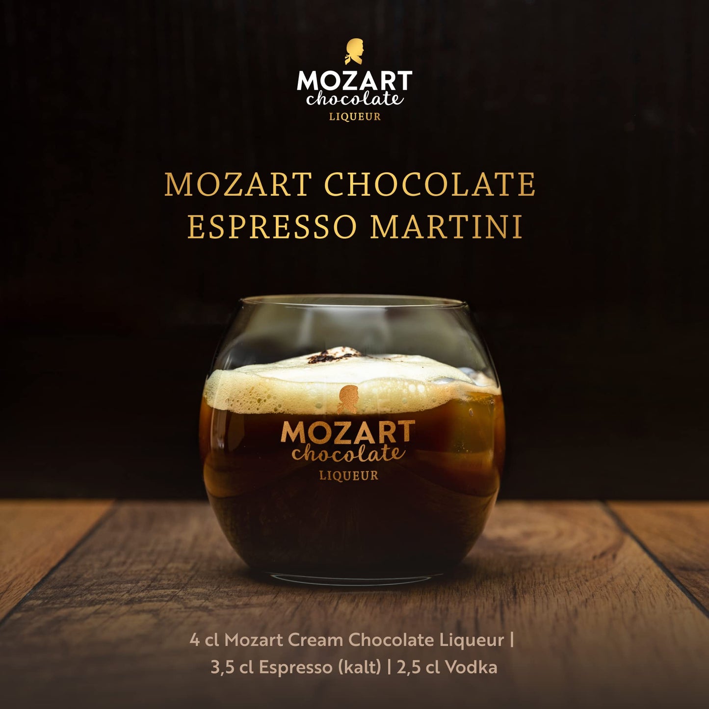 Mozart Chocolate Cream Gold Liquore - 700 ml