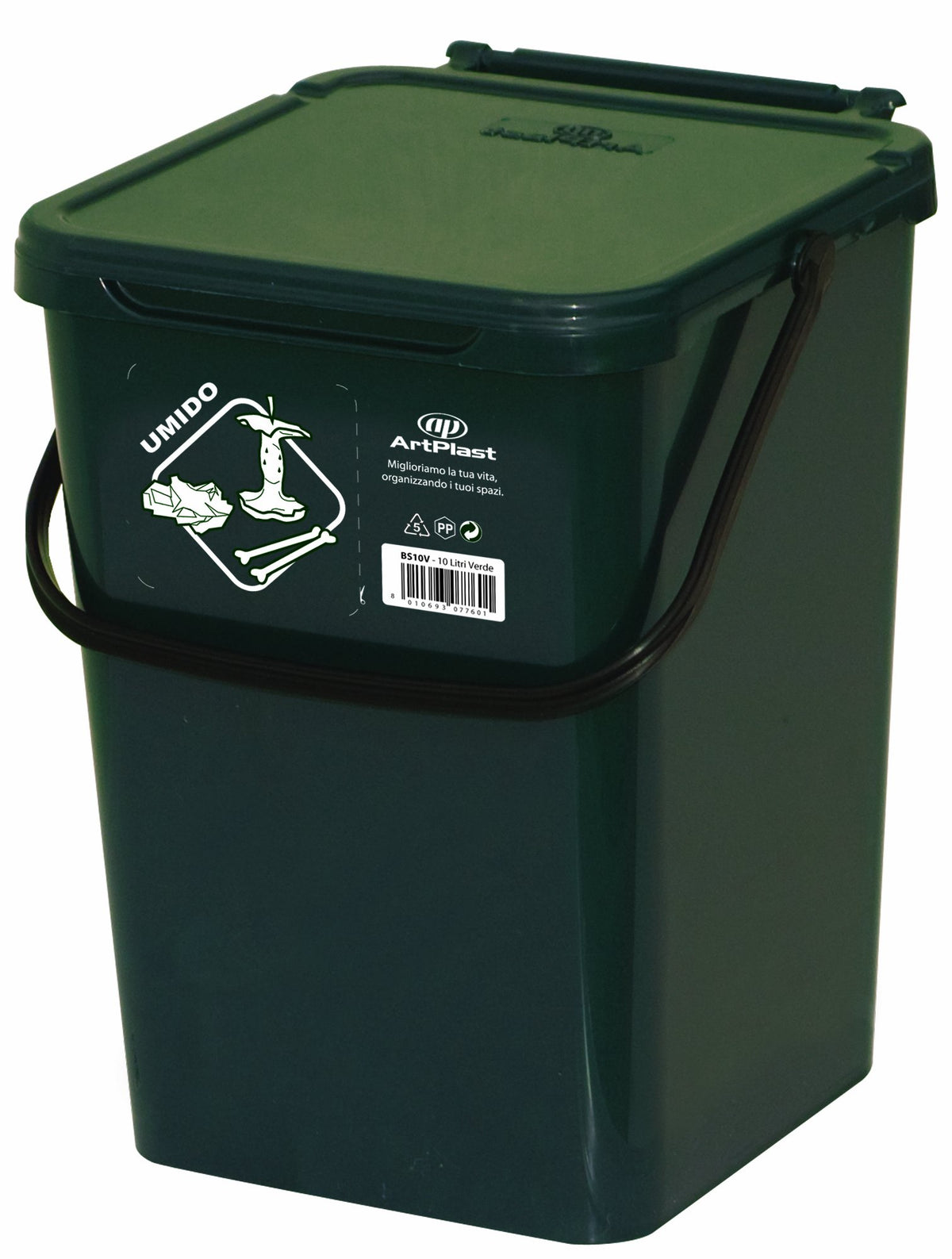 Art Plast BS10 Cassonetto per la Raccolta Differenziata, in Plastica