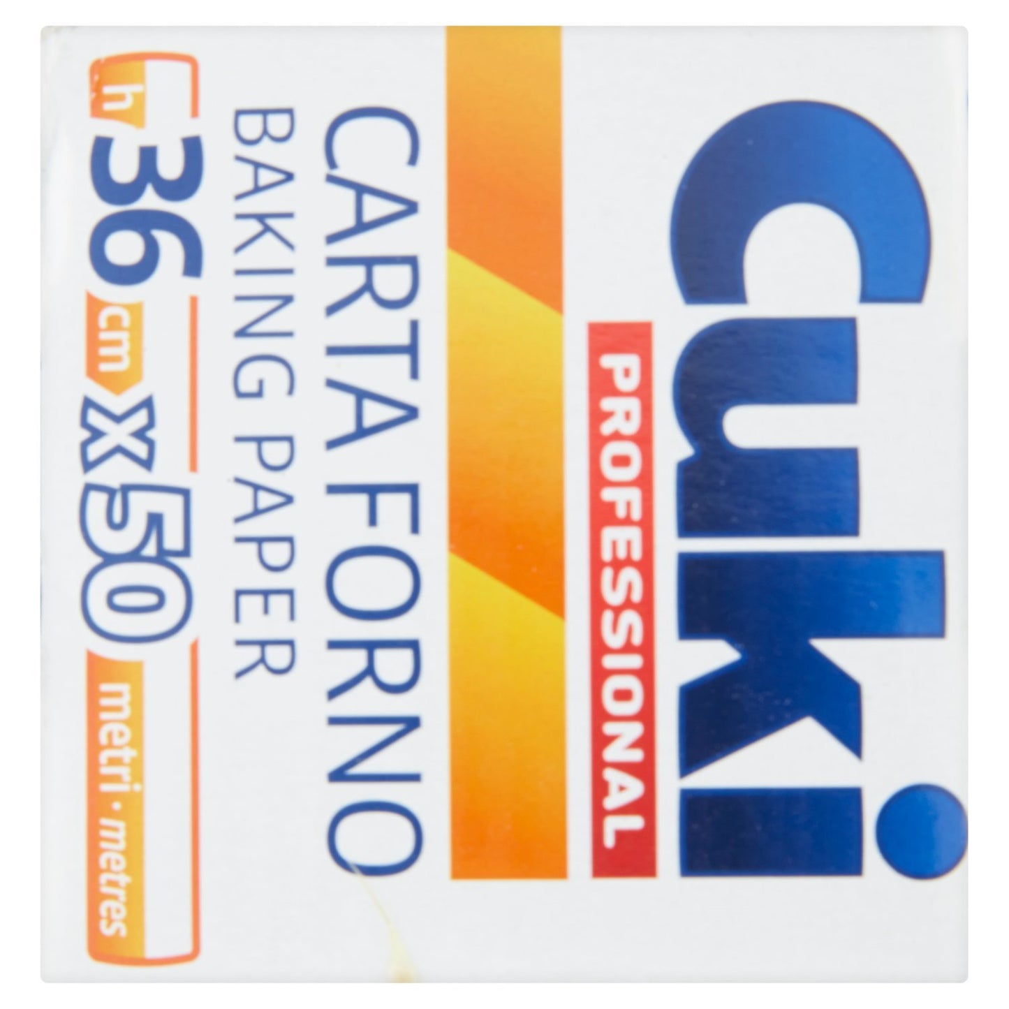 Cuki - Carta Forno Antiaderente su Entrambi Lati, con Taglierina, Formato 36x50 m - 2 confezioni