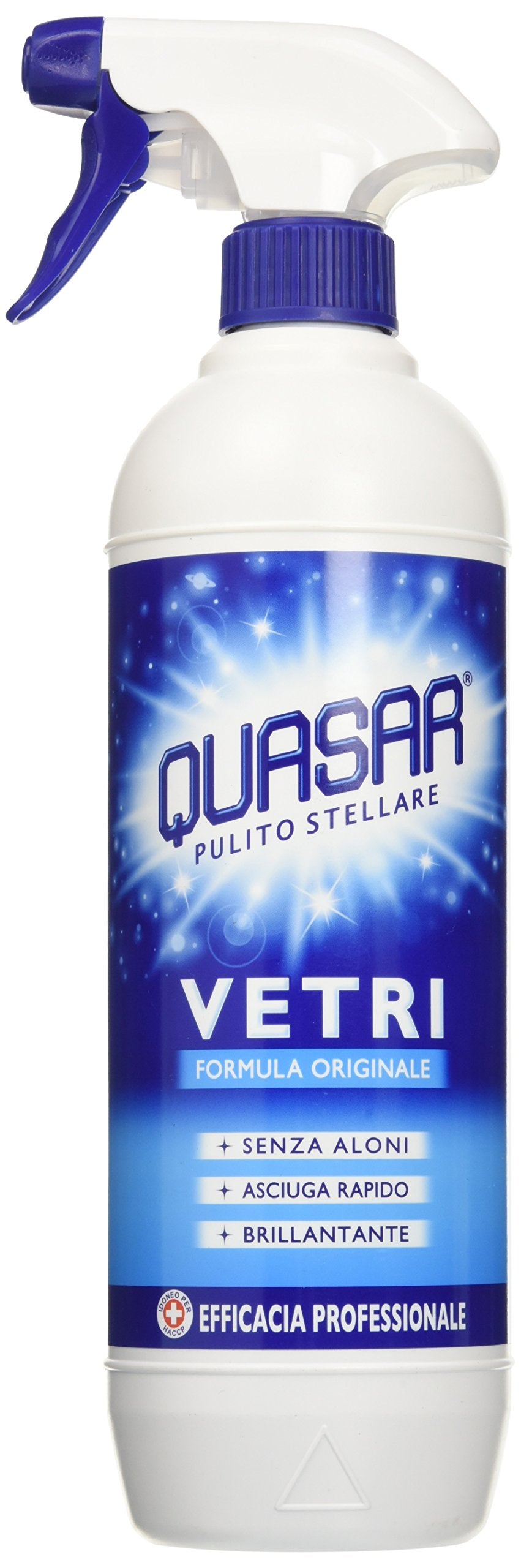 Quasar Detergente per vetri, Formula Originale - 6 pezzi da 650 ml [3900 ml]