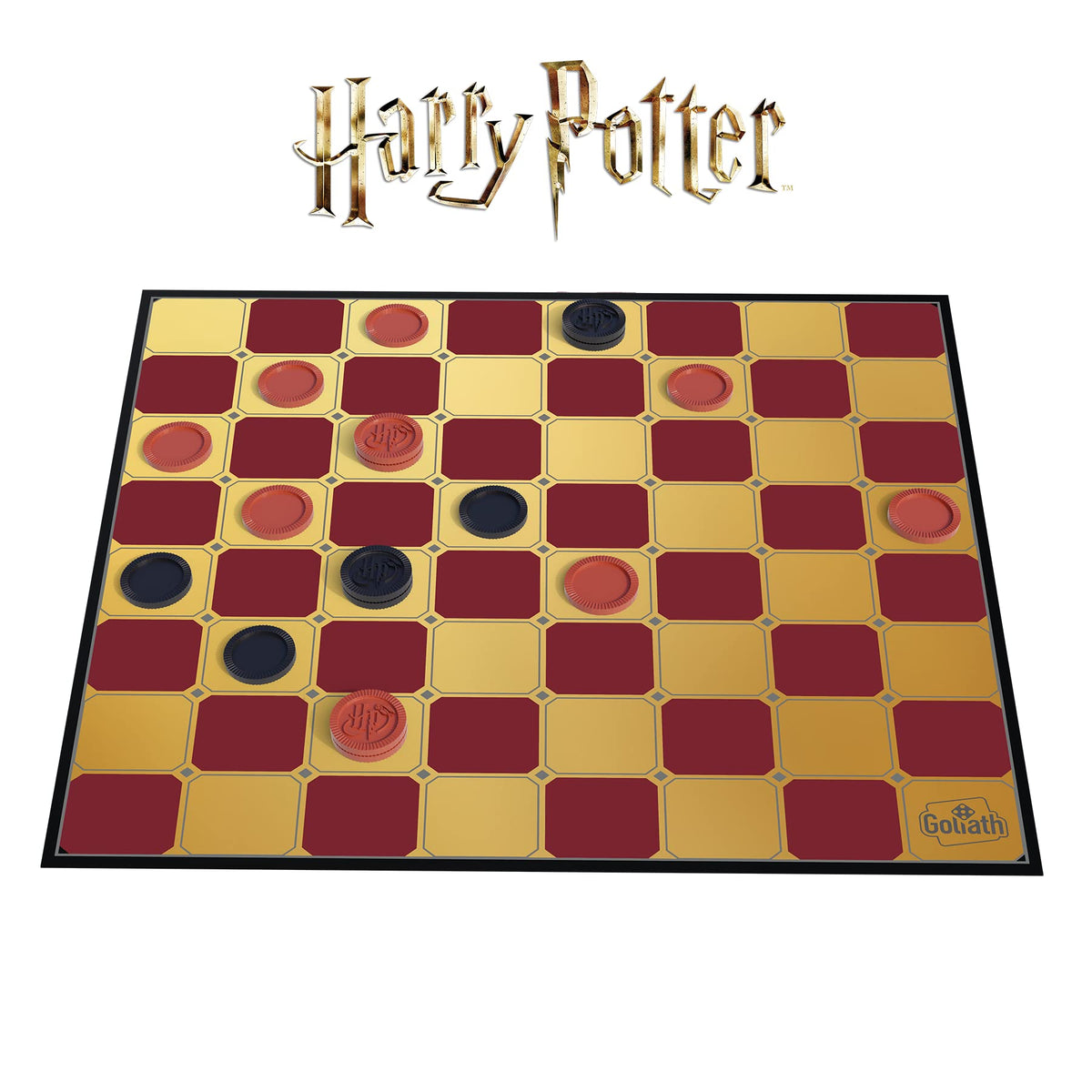 GOLIATH Harry Potter Dama, Gioco da Tavolo per Bambini e Bambine dai sei anni in su, Gioco Classico Harry Potter, Multicolore