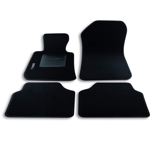 Bottari 39031 Set Tappeti Auto su Misura in Moquette per serie 3 produzione dal 2005 al 2012 , Nero, 4 Pezzi