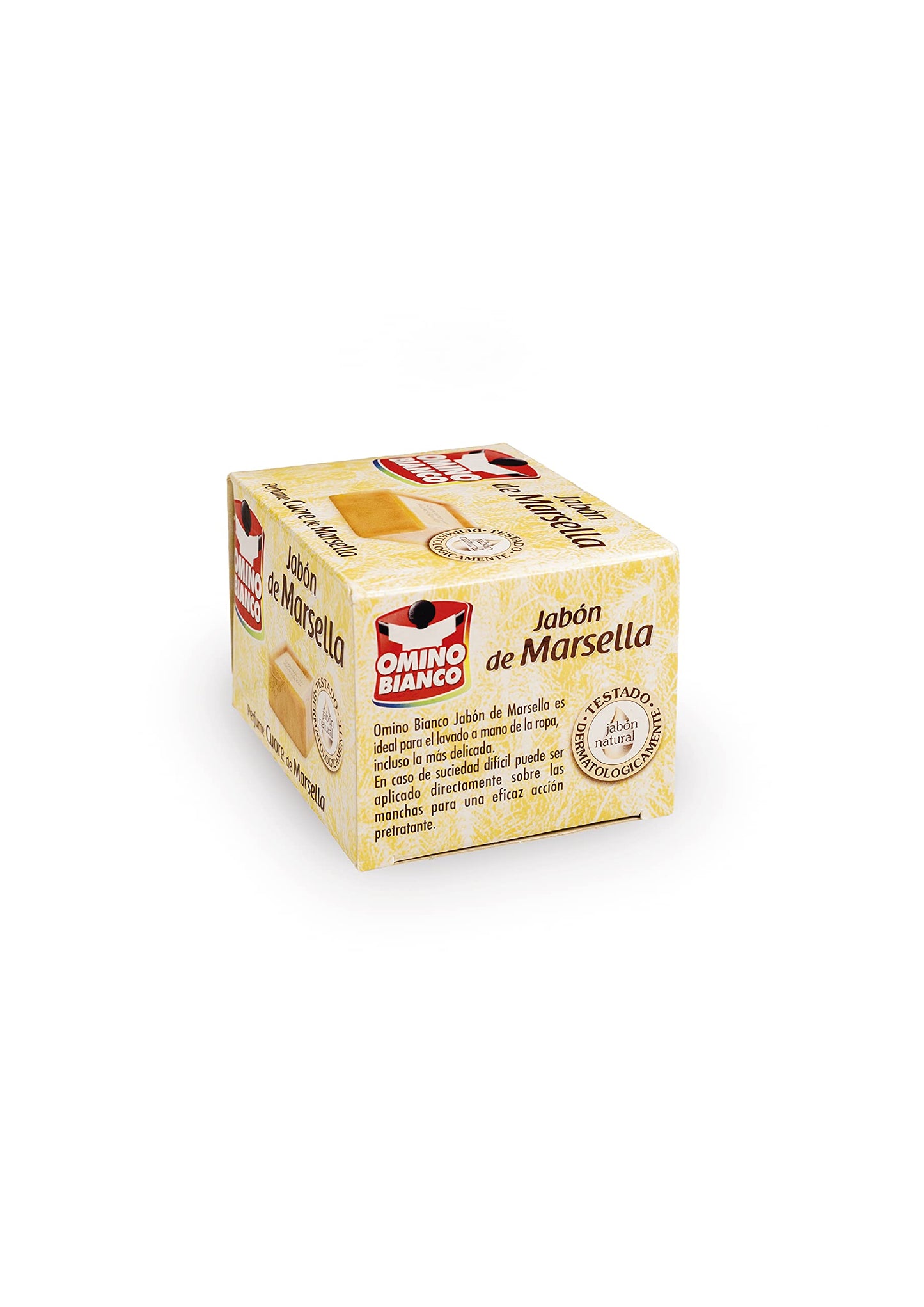 Omino Bianco - Saponetta, 250 g, confezione da 6