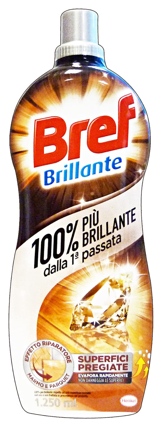 Bref Set 8 Pavimenti Superfici PREGIATE 1250 Ml. Detergenti casa