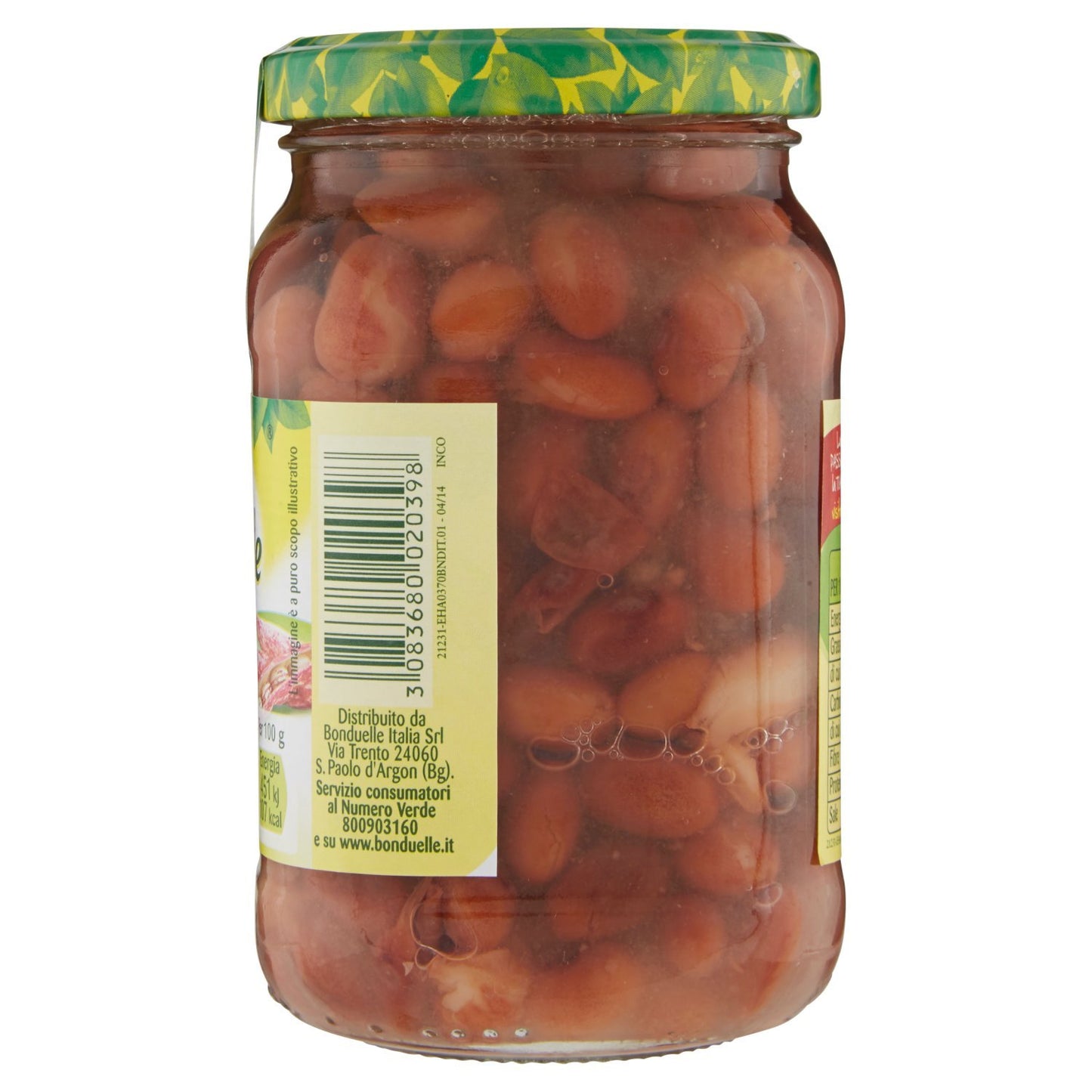 Bonduelle Borlotti in Vetro , 330 grami - [confezione da 12]