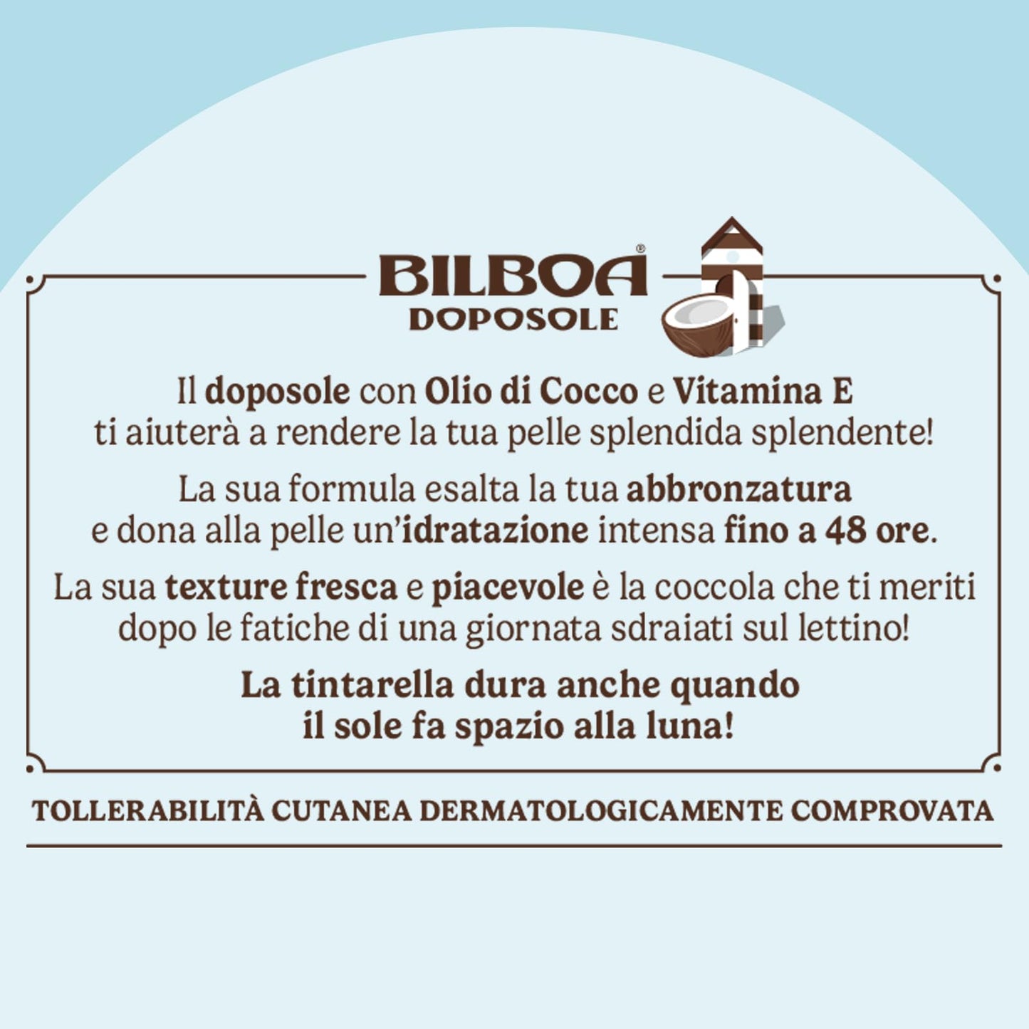 Bilboa, Doposole Coccobello, Abbronzatura Duratura con Olio di Cocco, Illuminati d'immenso, Dermatologicamente Testato - 200 ml