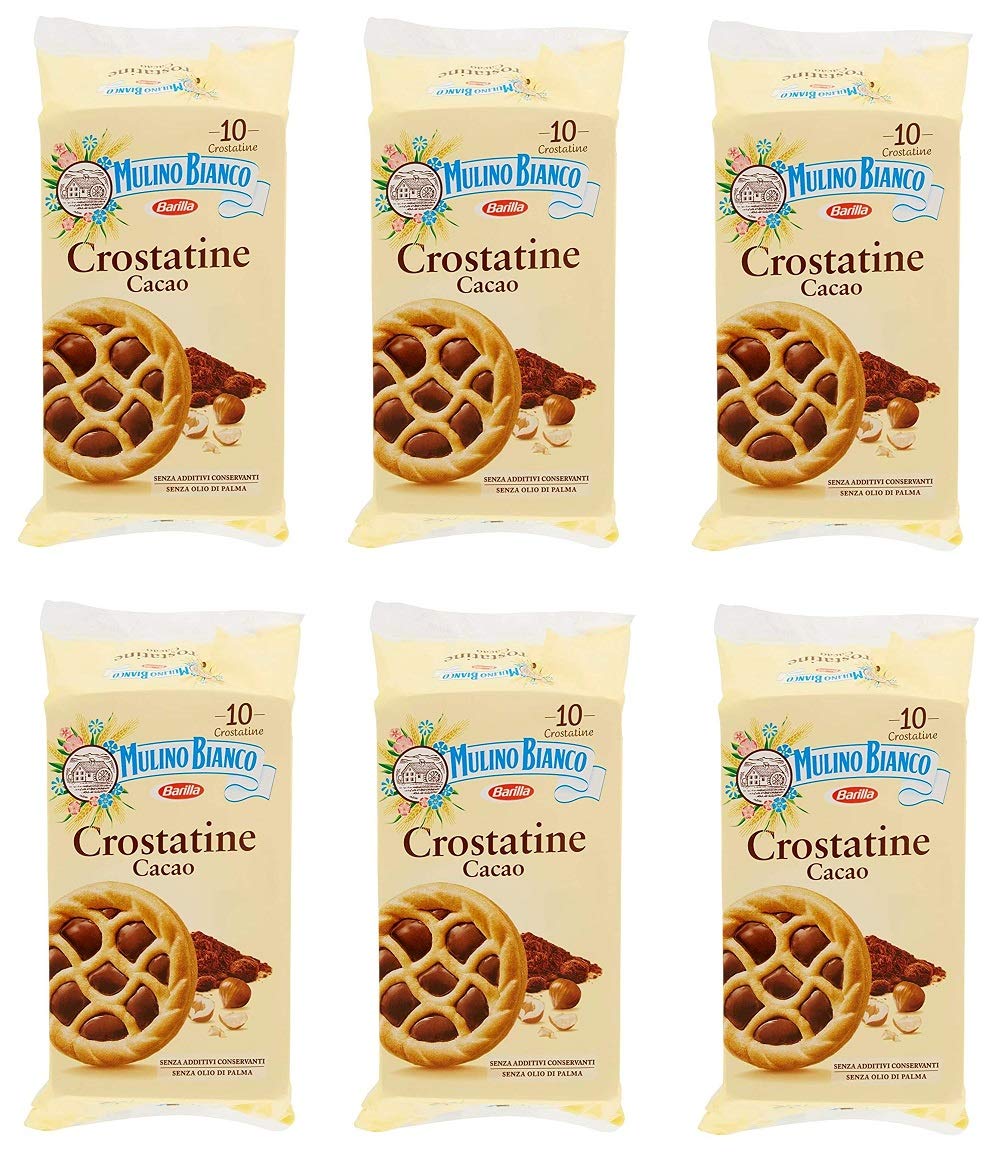 6X Mulino Bianco Crostatina Crostata di Cioccolato Pasticceria (10x 24g)