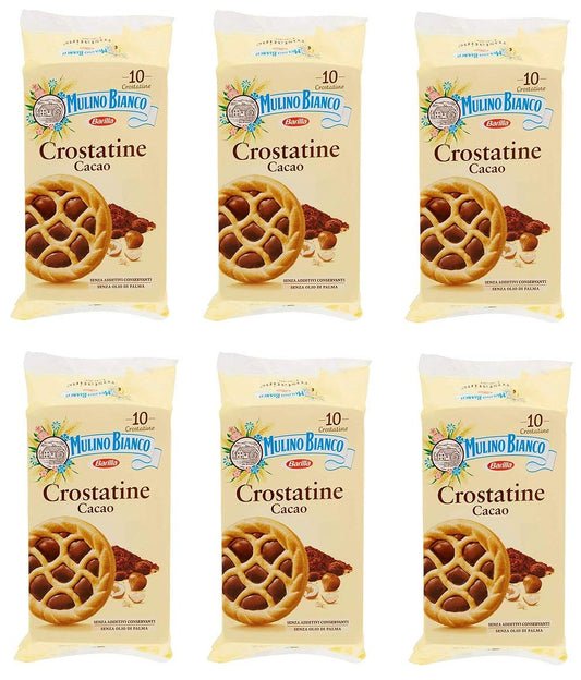 6X Mulino Bianco Crostatina Crostata di Cioccolato Pasticceria (10x 24g)