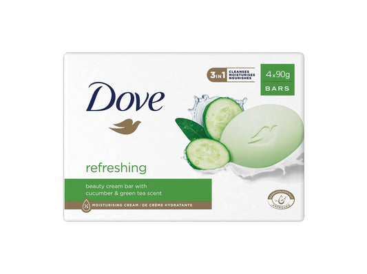 Dove Sapone rinfrescante Soap Bar (4 x 90 g)