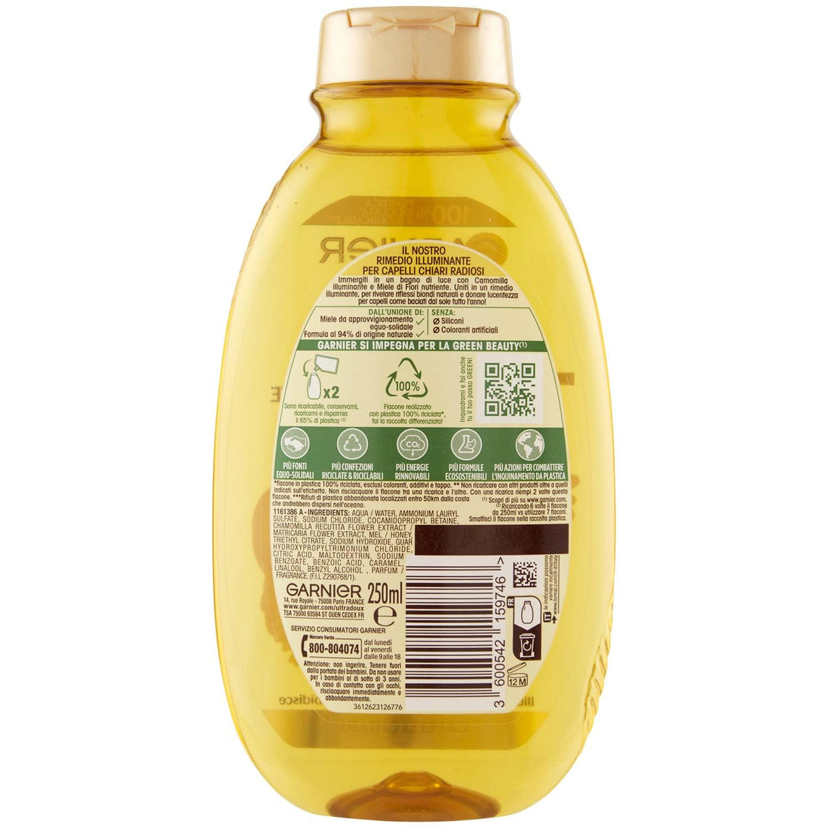 Ultra Dolce Shampoo Camomilla, 250ml