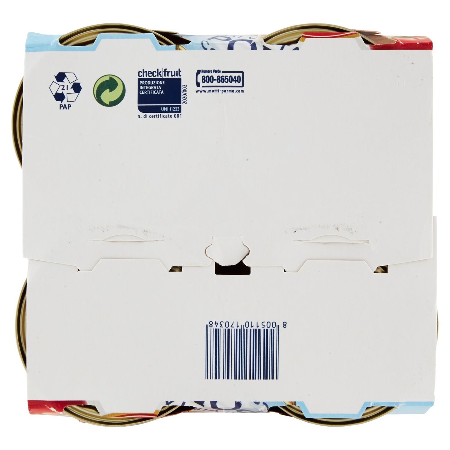 Mutti Polpa di Pomodoro in Finissimi Pezzi - 6 Confezioni da 4x400g