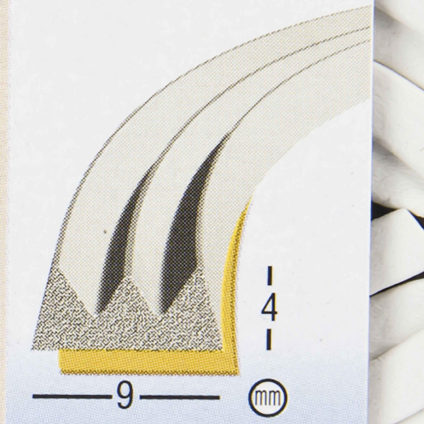 TREEMME NASTRO PARAFREDDO GOMMA E m.6 BIANCO TREEMME