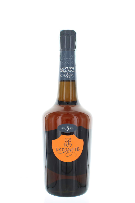 Lecompte Calvados Pays d'Auge da 5 Anni - 1 Confezione da 700 Ml