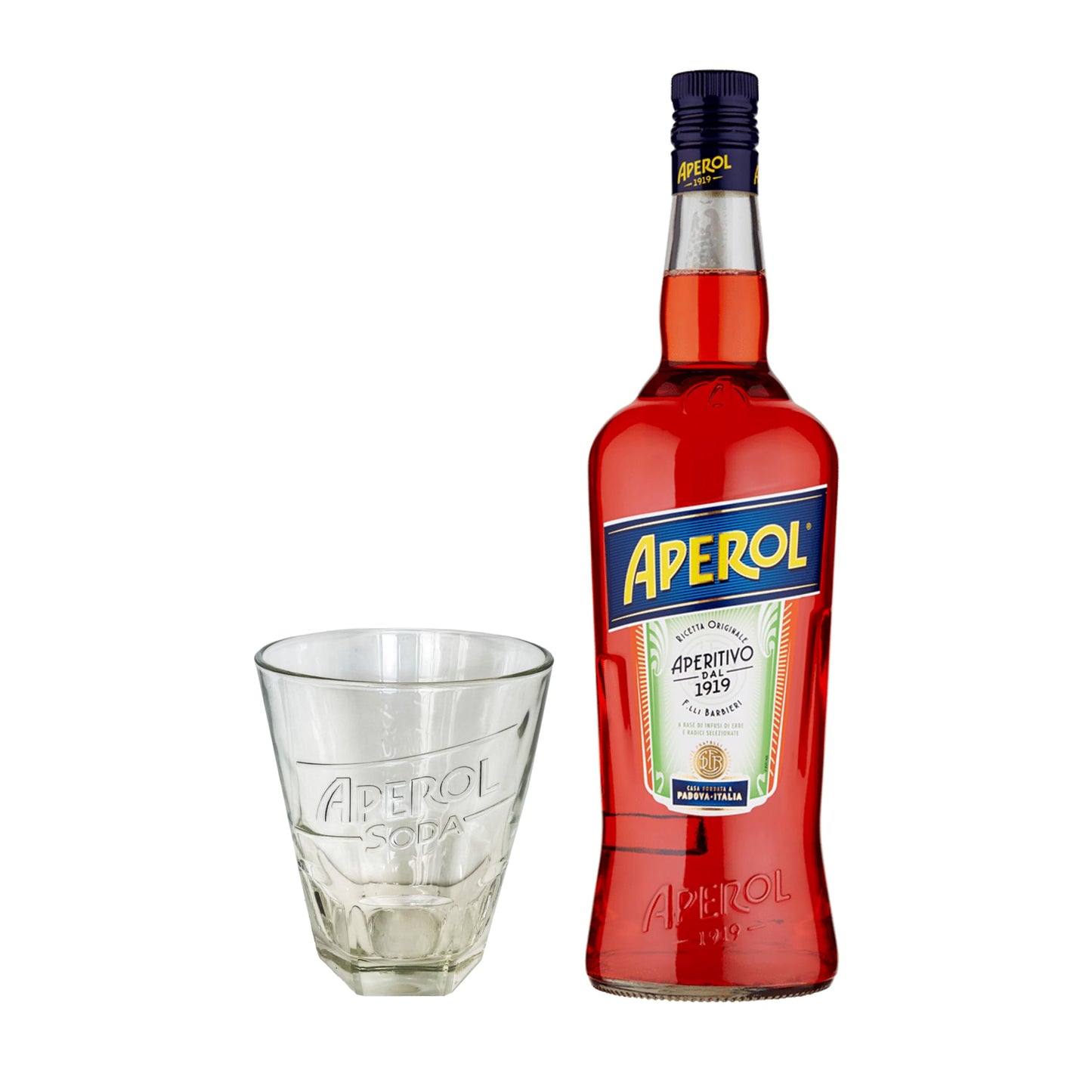 Aperol - Bicchieri in Vetro Aperitivo Alcolico Soda | Confezione da 6 Bicchieri in vetro