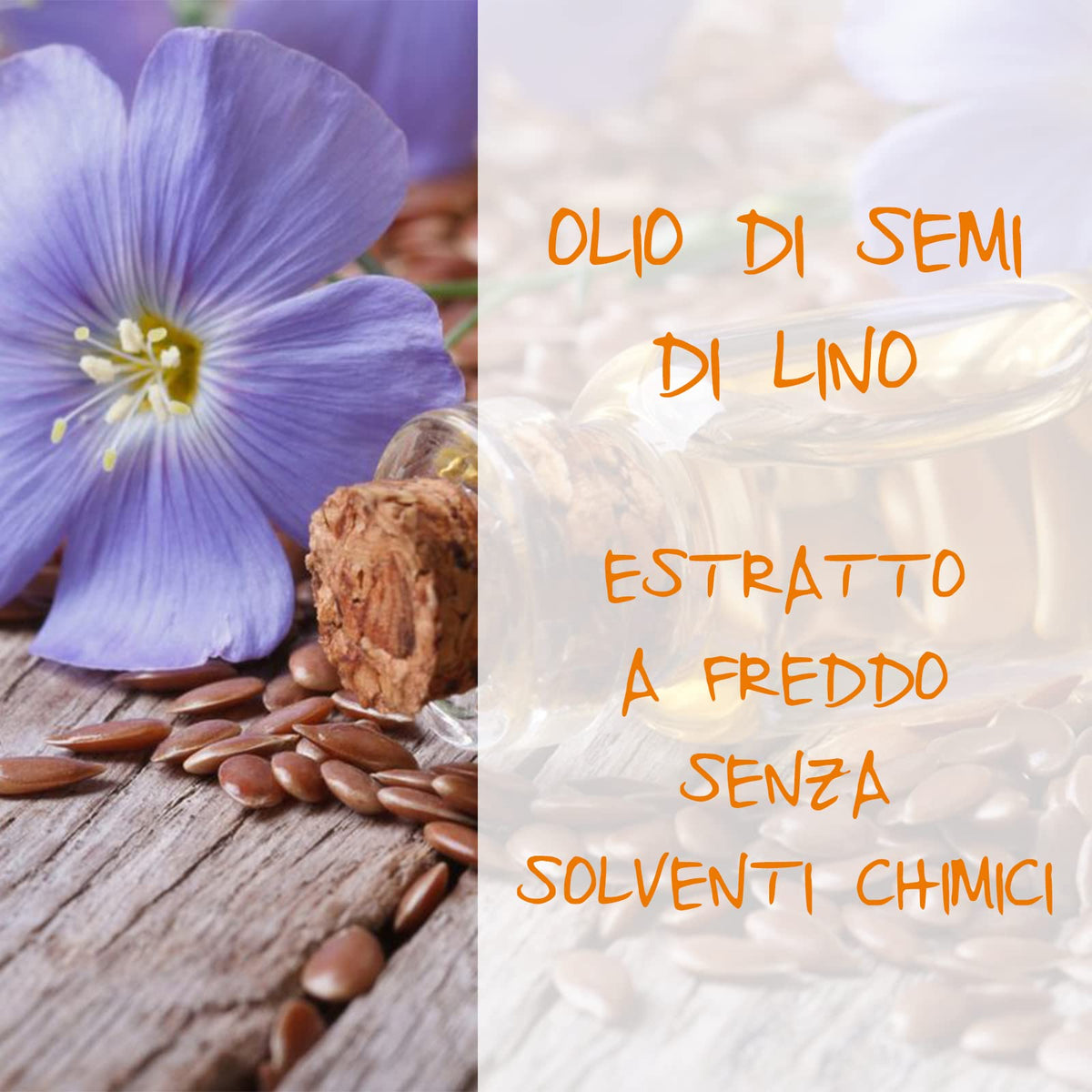 Omia, Balsamo Capelli Eco Bio con Olio di Semi di Lino, Per Capelli Crespi, Lisciante e Disciplinante, Adatto ad un Uso Frequente, Senza Siliconi, Dermatologicamente Testato - Flacone da 180 ml