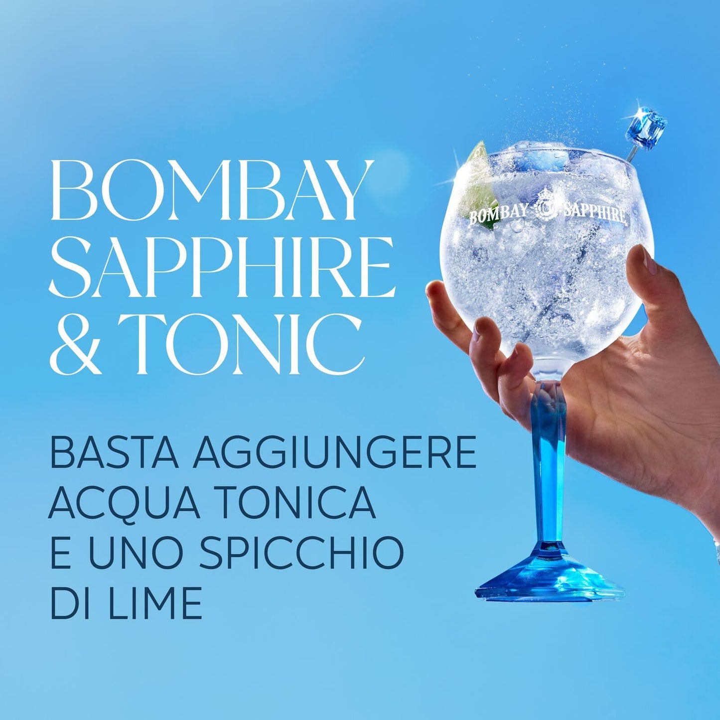 Miniature di Bombay Sapphire London Dry Gin, 40% vol., 5 cl / 50 ml (Confezione da 12), gin 100% infuso a vapore con 10 botanical accuratamente selezionati