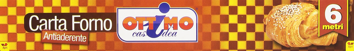 Ottimo - Carta Forno, Antiaderente - 6 Metri [12 pezzi]