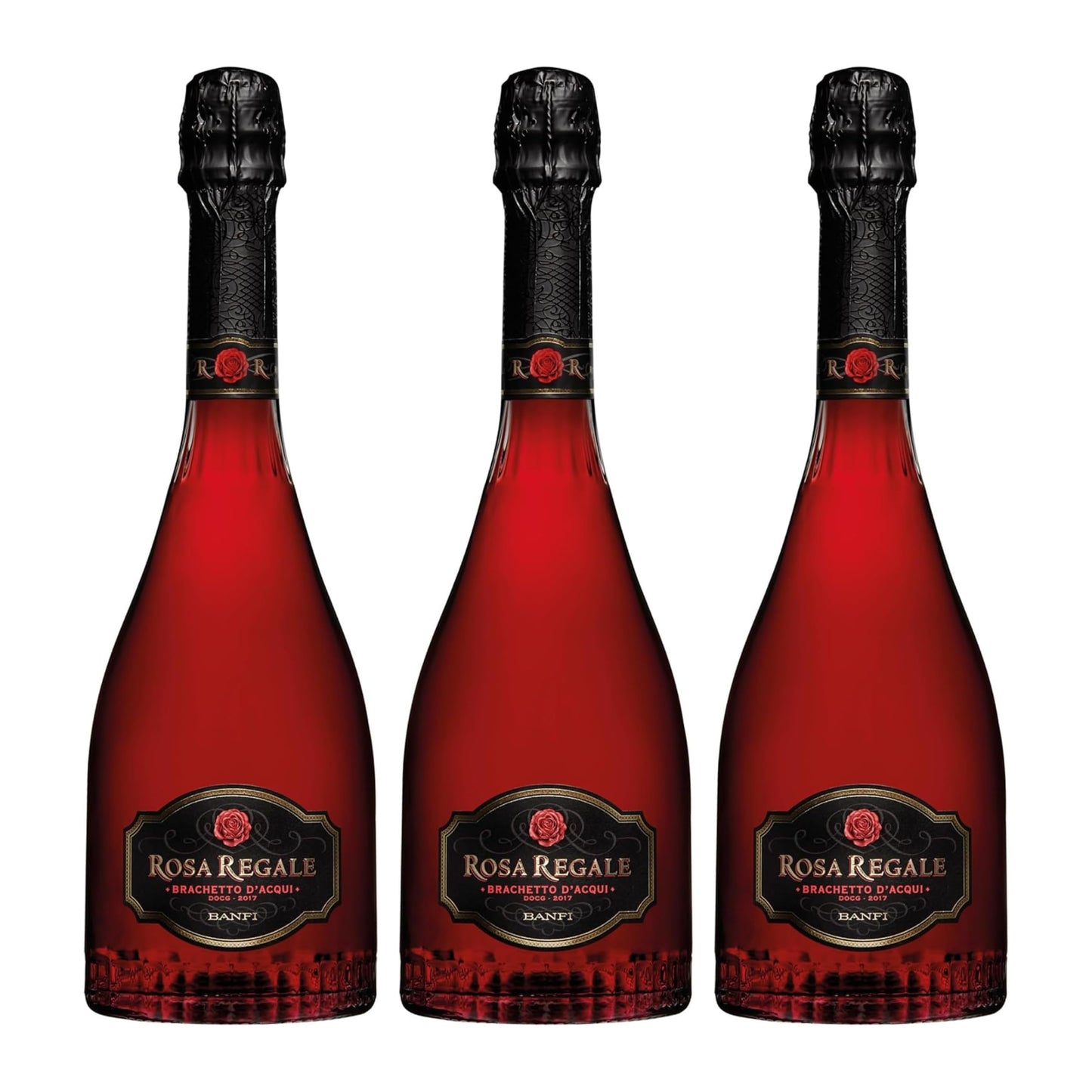 Banfi | Spumante Rosa Regale Brachetto D'Acqui DOCG 2023 | Confezione da 3 Bottiglie da 750ml