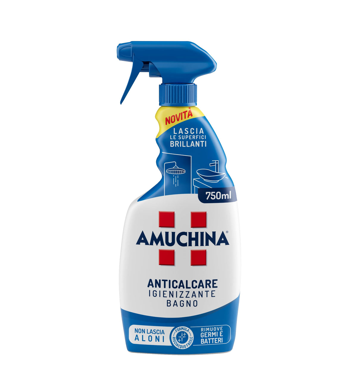 Amuchina Anticalcare Bagno Igienizzante, 750 ml
