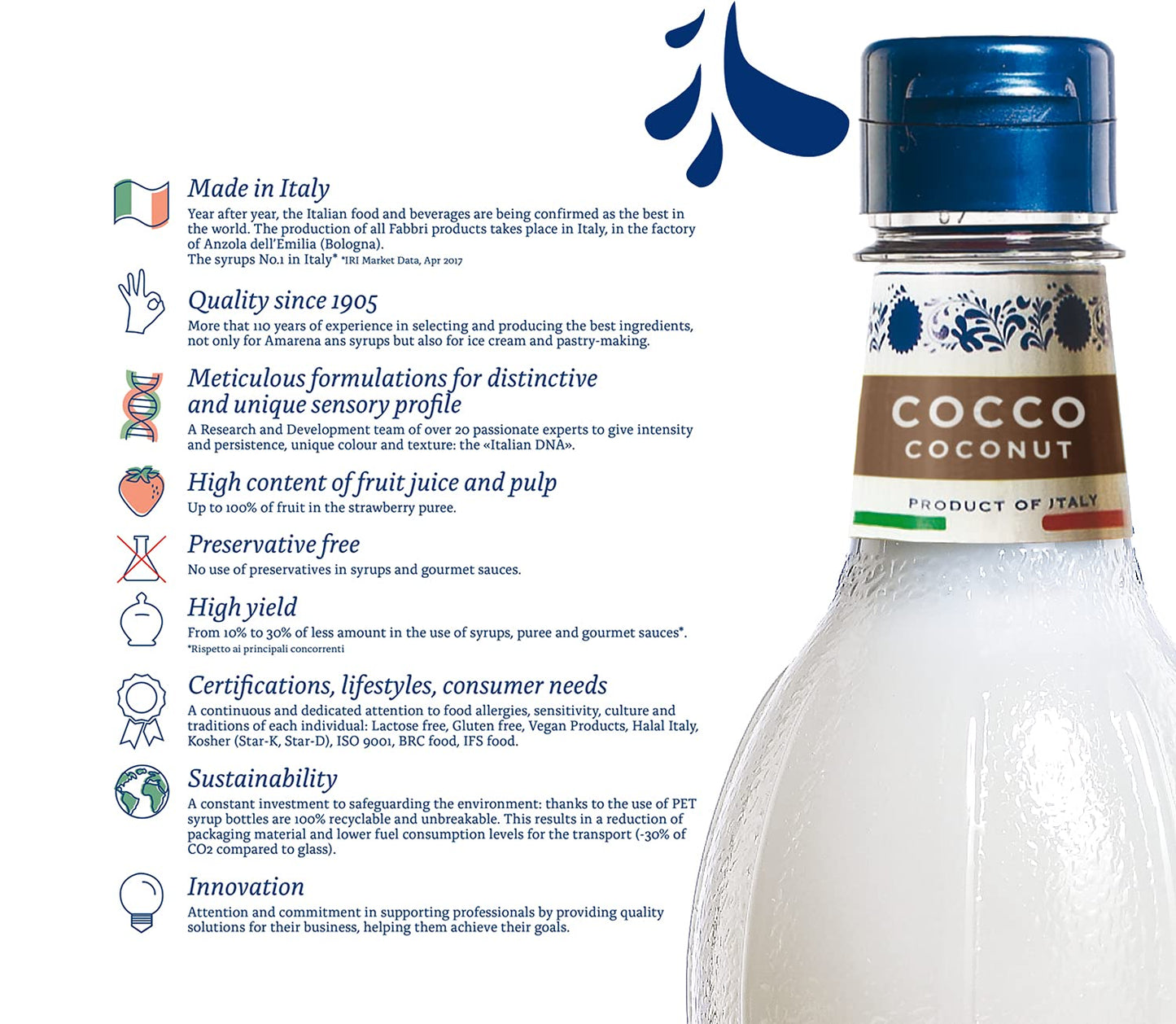 Sciroppo "Mixybar" coconut lt.1