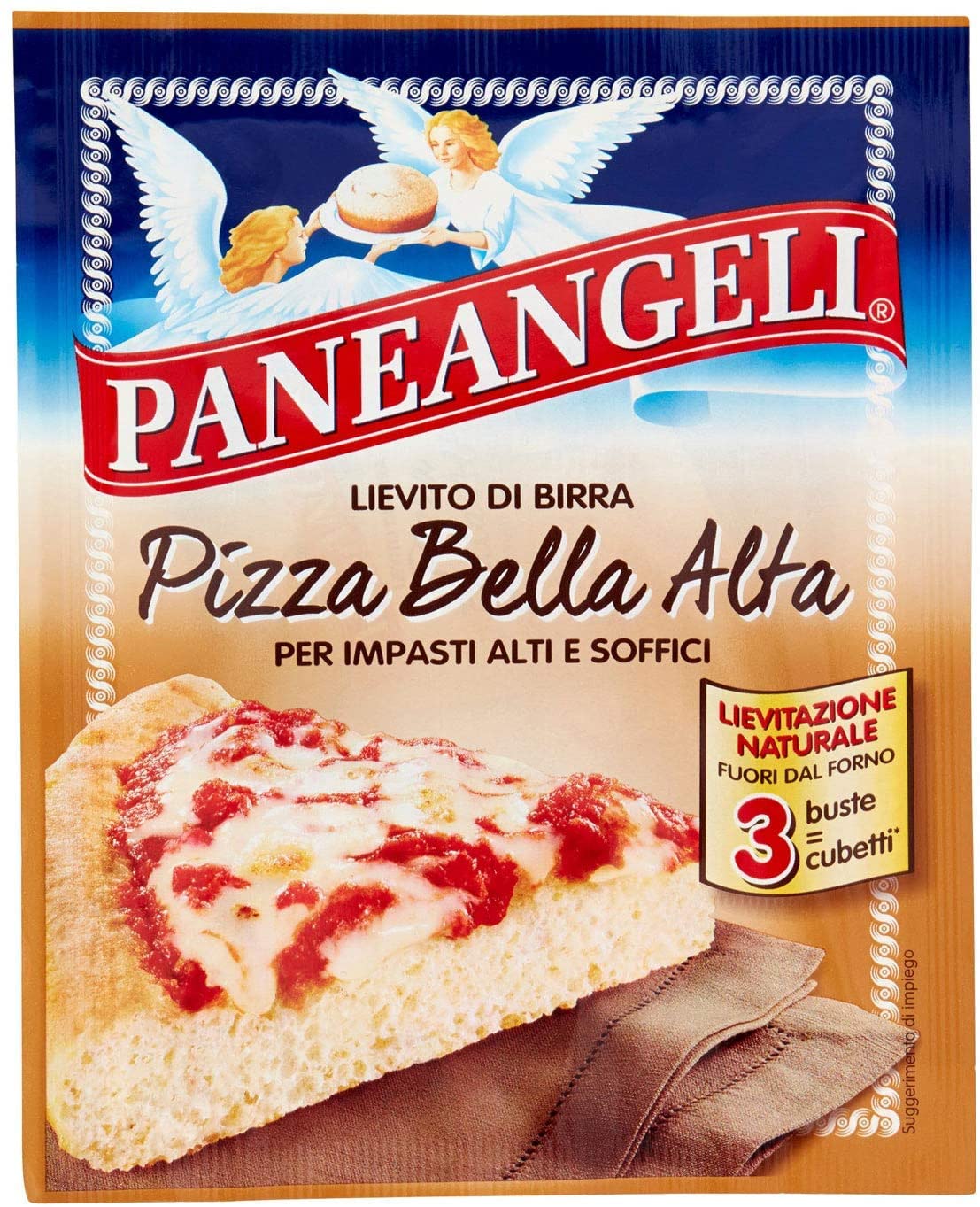6x Paneangeli Lievito di Birra Pizza Bella Alta 27g(3x9g)