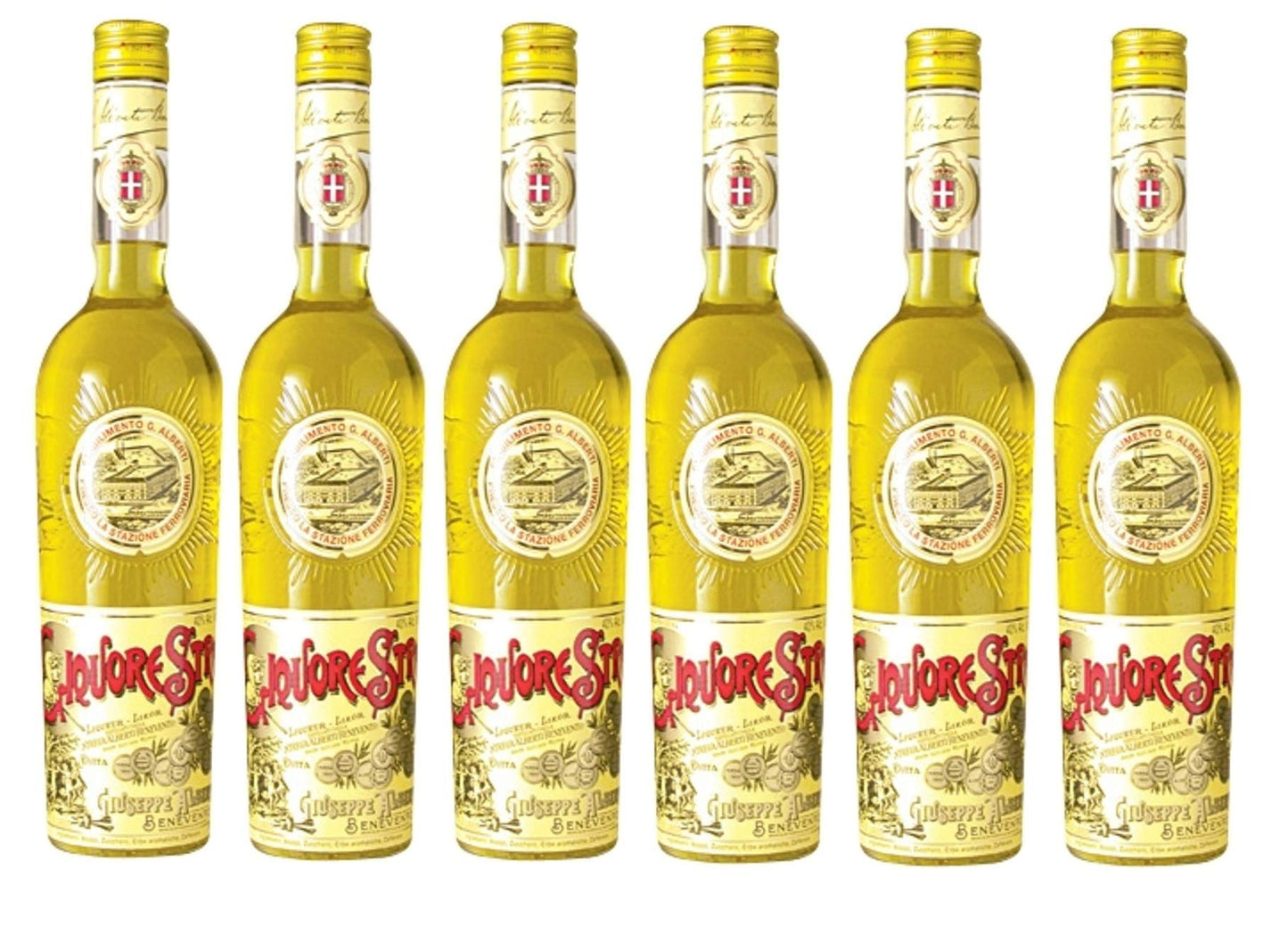 Liquore Strega Alberti Benevento [ 6 Bottiglie da 700 ml ]