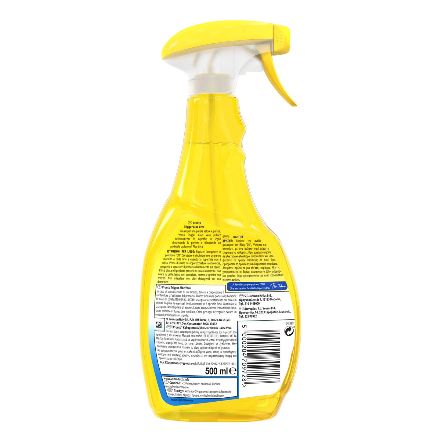 Pronto Trigger Aloe Vera, Detergente Spray, 500ml – 6 pz