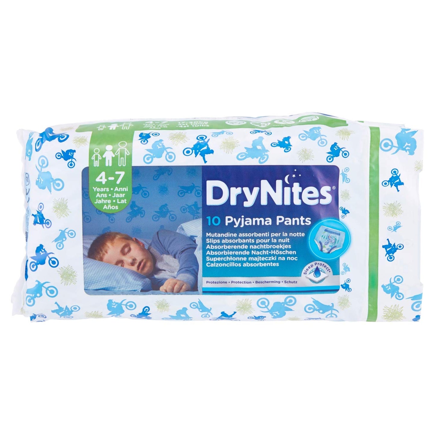 DryNites 10 Pyjama pants 4-7 anni maschio