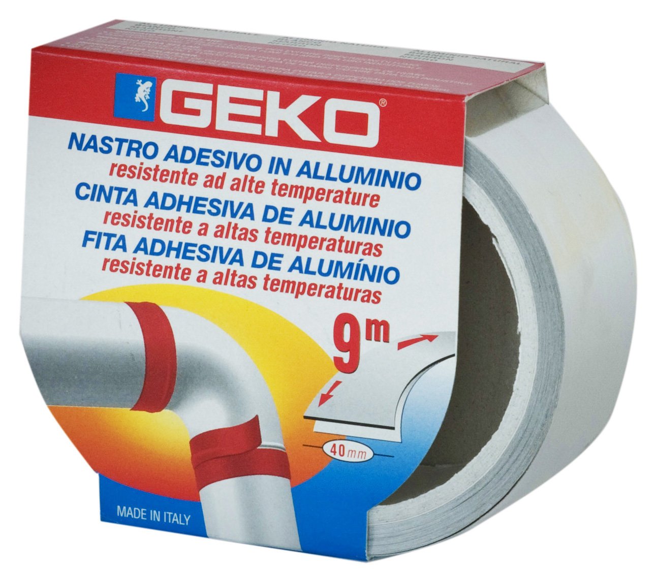 NASTRO ALLUM.ADES.ALTE TEMP.MM.40XMT.9 SILVER