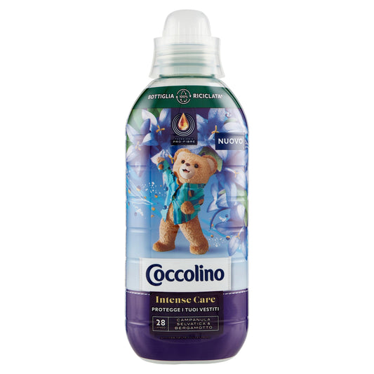 Coccolino Intense Care Campanula Selvatica & Bergamotto Ammorbidente Concentrato 28 Lavaggi - 1 unità da 645 ml