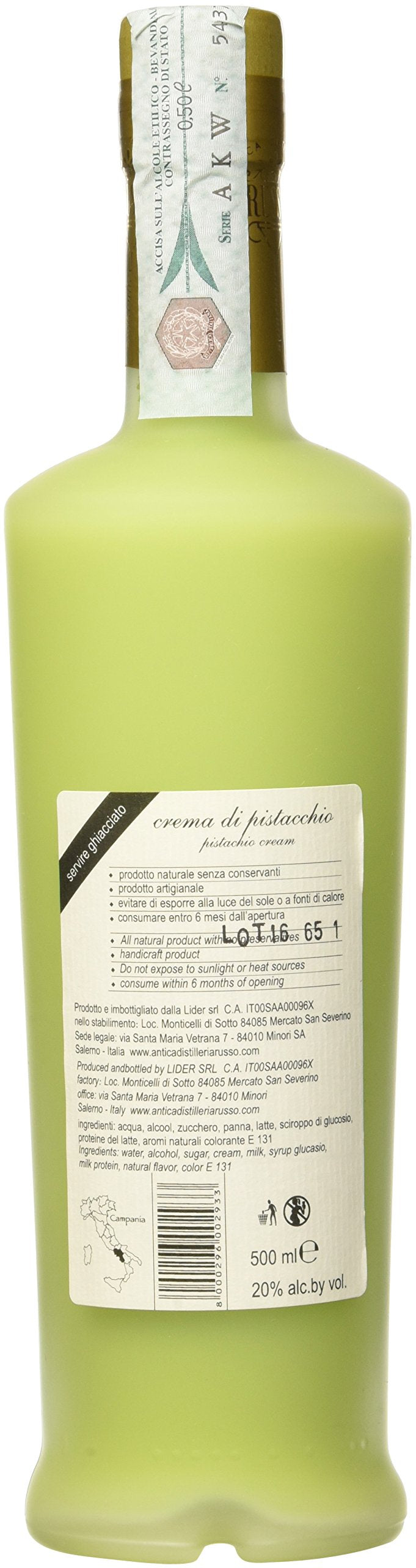 Russo Crema Pistacchio Ml.500