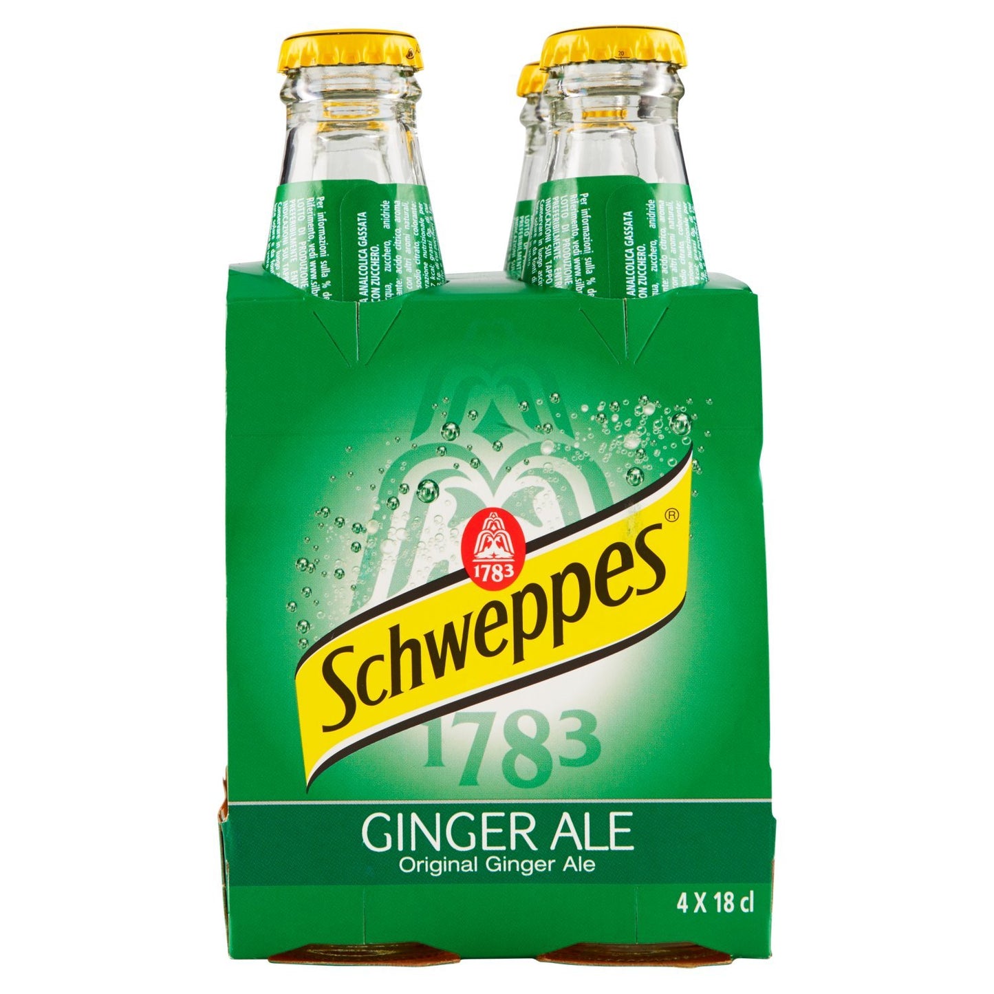Schweppes Ginger Ale - Confezione da 4 x 180 ml