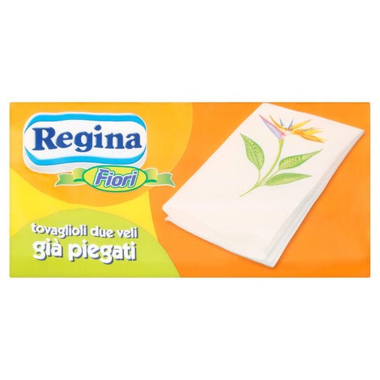Regina Tovaglioli Fiori Piegati - 8 confezioni da 42 tovaglioli [336 tovaglioli]