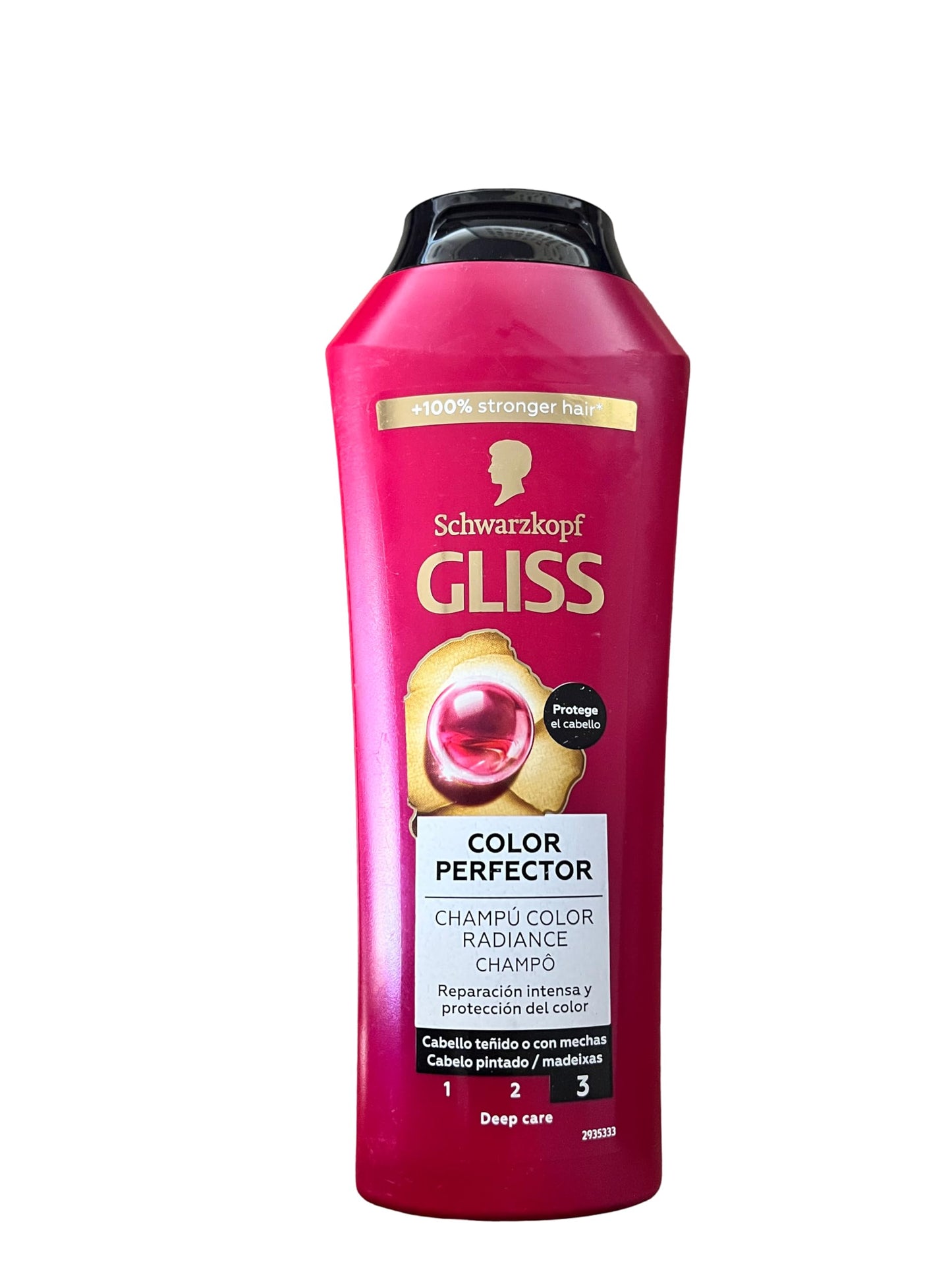 Schwarzkopf Gliss – Ultimate: Shampoo – per capelli colorato o con Stoppini, Paccoa da 3 x 250 ml