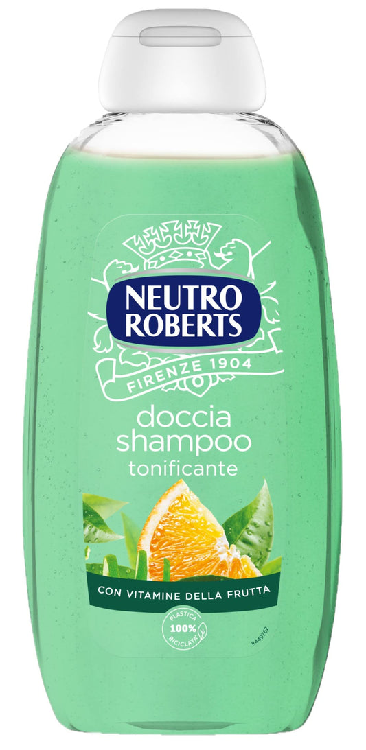 NEUTRO ROBERTS Doccia Shampoo Tonificante - 6 Confezioni da 250 ml - Totale: 1500 ml