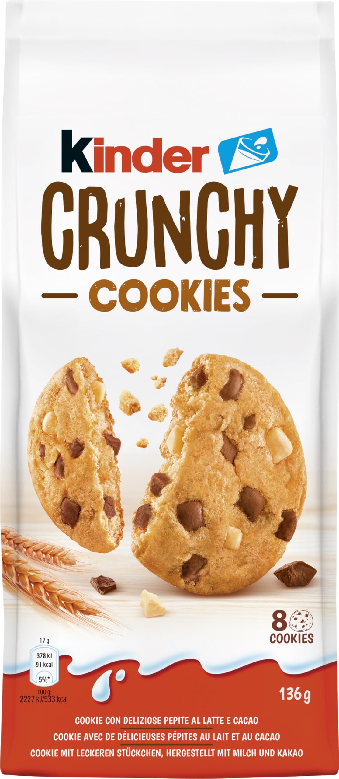 k_inder Crunchy Cookies 136g novità