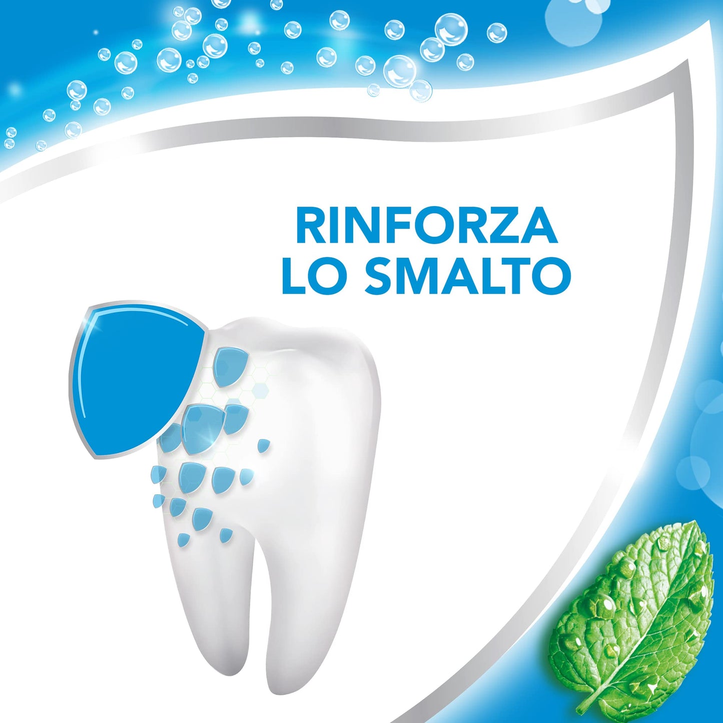 Aquafresh Tripla Protezione, Dentifricio 3 in 1 per tutta la Famiglia, Denti Forti, Gengive Sane, Alito Fresco, Gusto Menta Fresca, pacco da 2 x 75ml