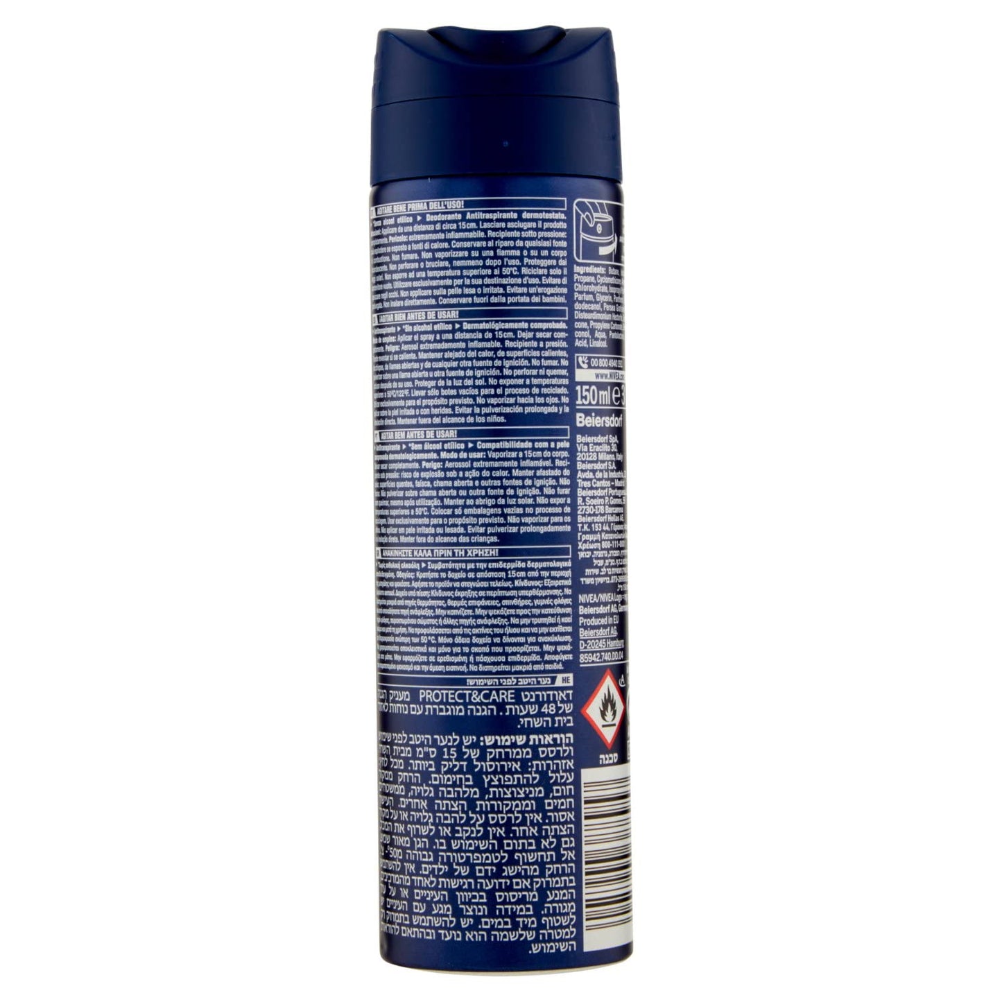 Nivea Deodorante Men Protect&Care Spray - 150ml