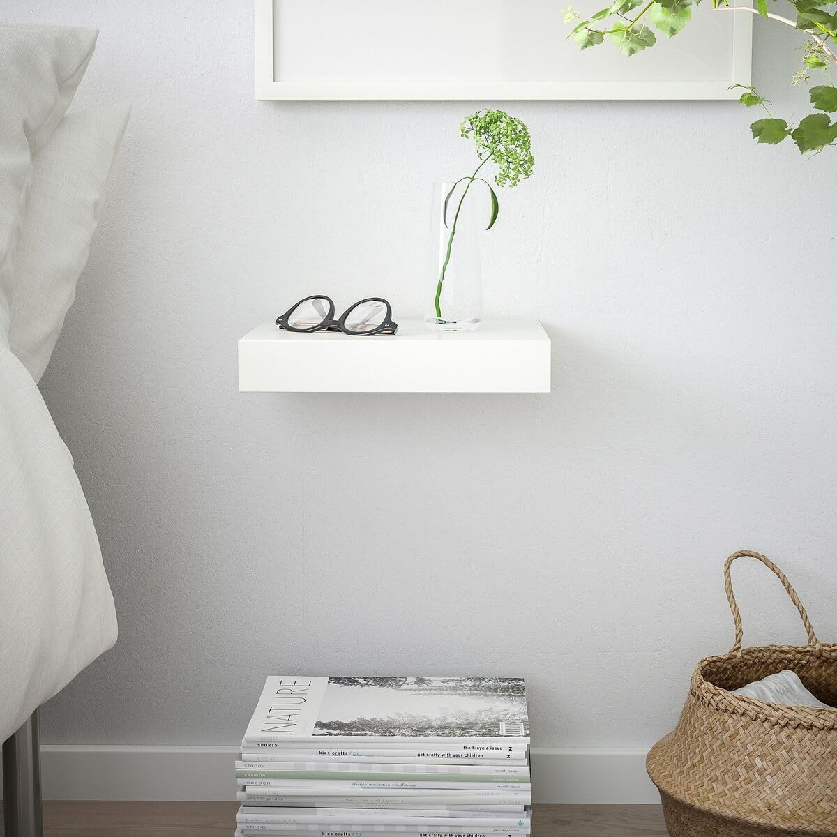 IKEA LACK Mensola a muro, 30x26 cm Bianco (1, 30x26 cm)