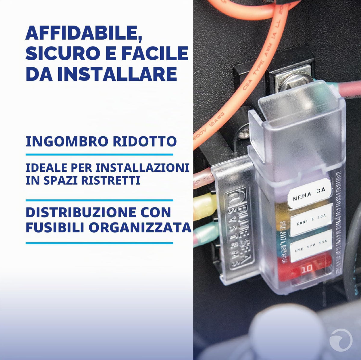 Blue Sea Systems ST Blade ATO/ATC Fuse Blocchi