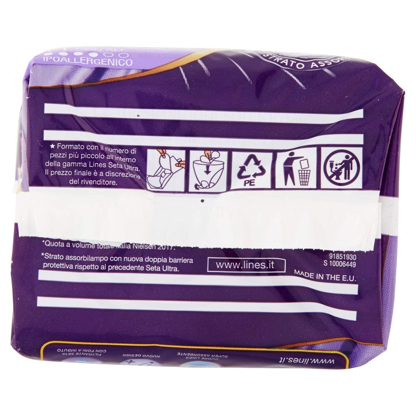 Lines Assorbenti Seta Ultra Lungo Ali Normal 11 Pz - 100ml