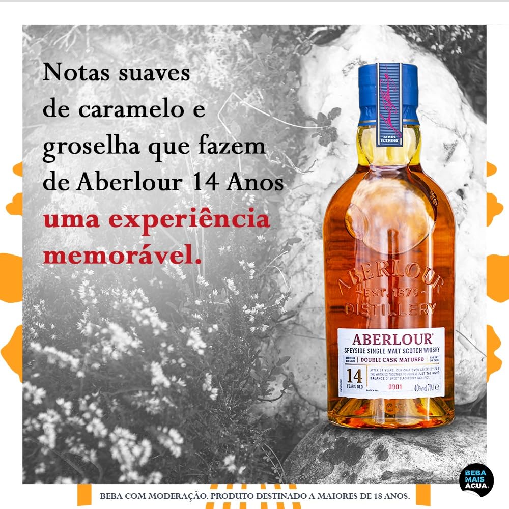 Aberlour 14 Years Old Double Cask Matured, Ultra-premium Scotch Whisky, vol 40%, 70CL