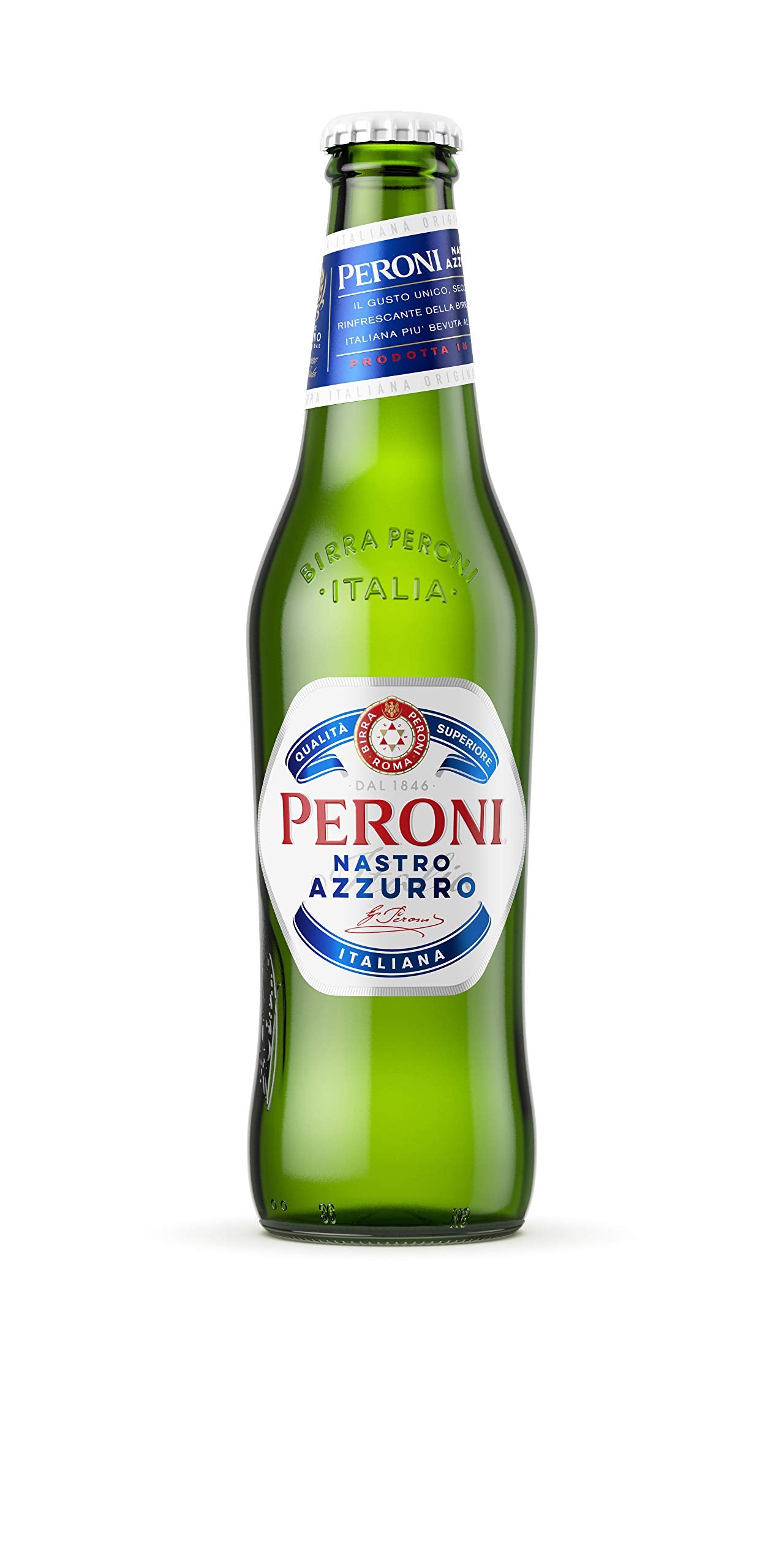 Peroni Bottiglie Lager di Nastro Azzurro, 24 x 330 ml