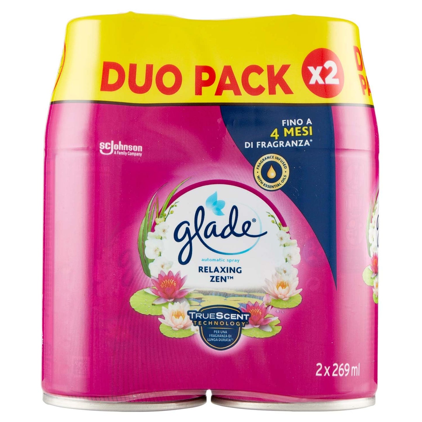 Glade Automatic Ricarica Relaxing Zen, 2 x 269ml